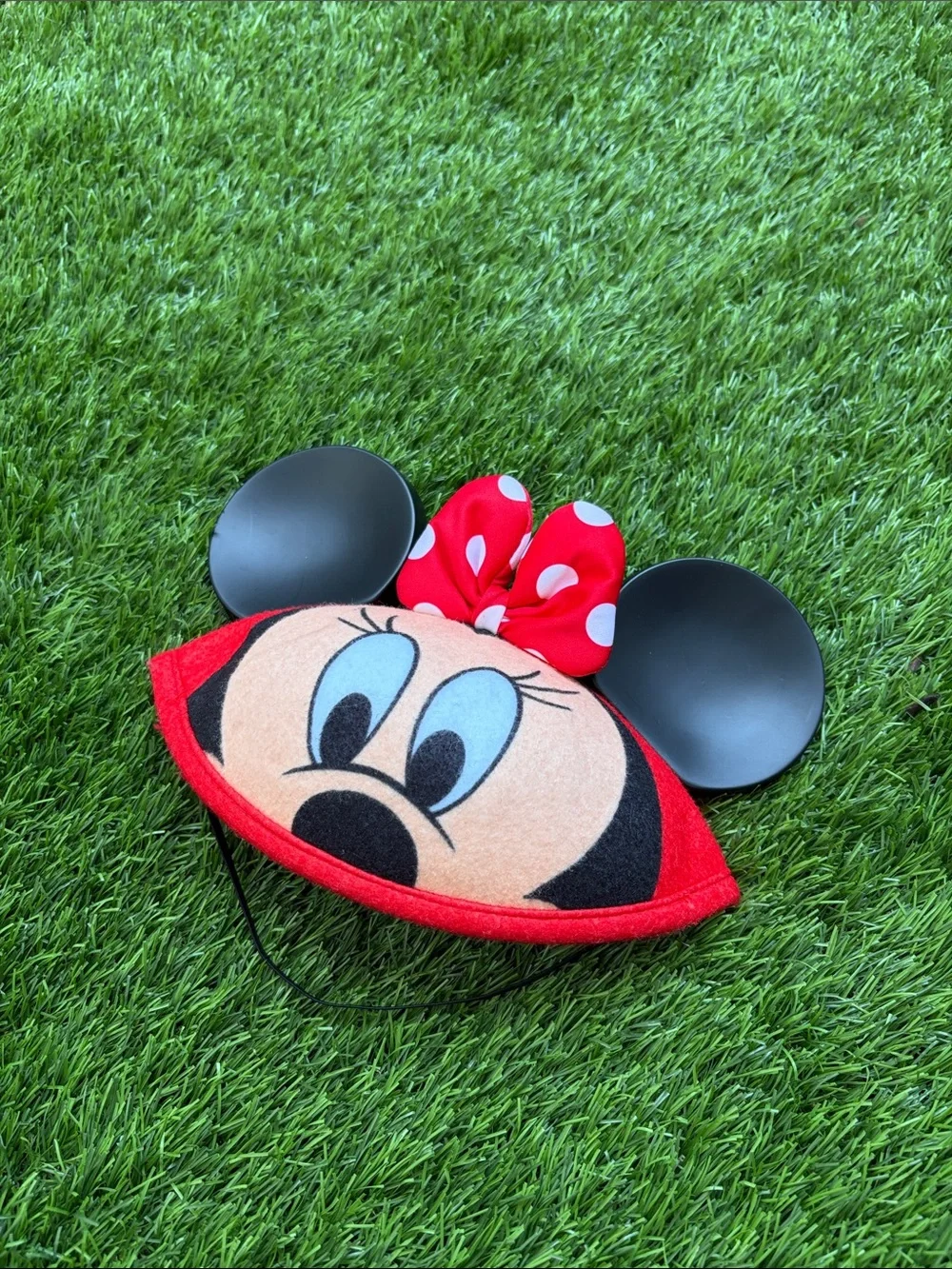 Disney parks  Minnie Mouse Red Polka Dot Bow Kids Headband